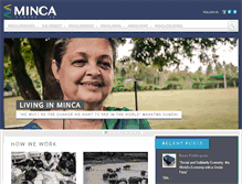 Tablet Screenshot of livinginminca.org